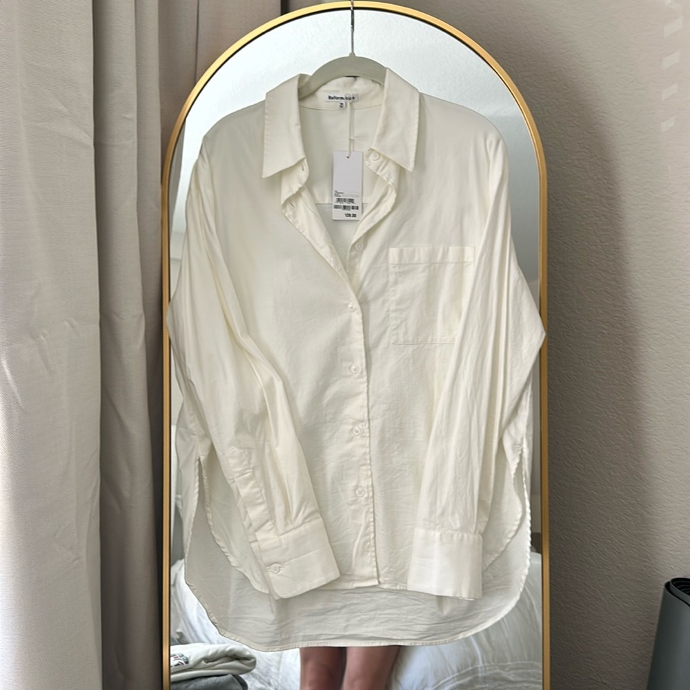 Reformation Button Up Shirt
